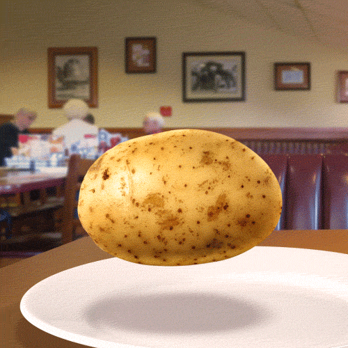 giff: floating jacket potato video