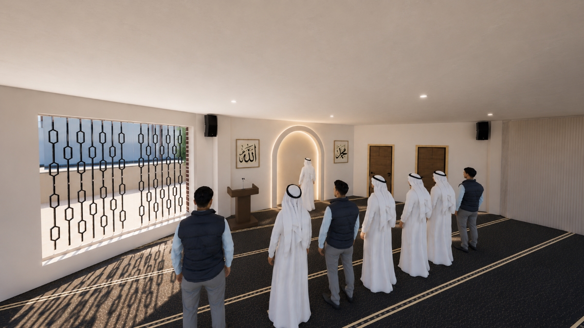 Image of Community Mosque by student Aahil Ahmed Choudhry