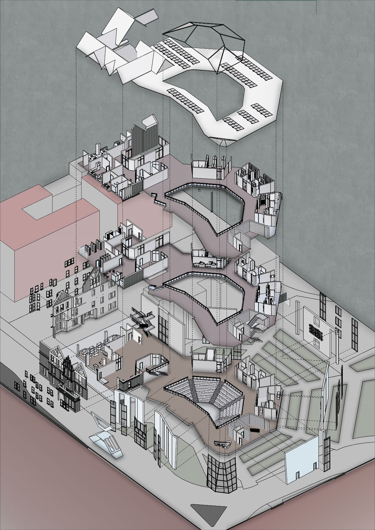 Image of redevelopment of the Working Class Movement Library in Salford by student Roshaan Ashfaq