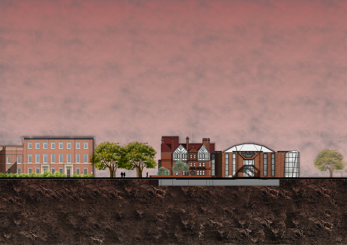 Image of redevelopment of the Working Class Movement Library in Salford by student Roshaan Ashfaq