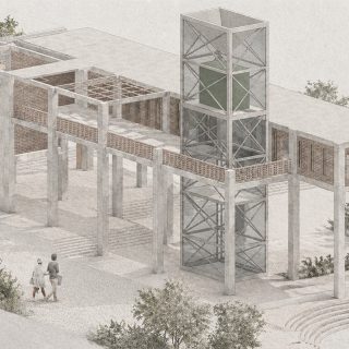 Flood-resilient civic spine project by student Anika Bushra