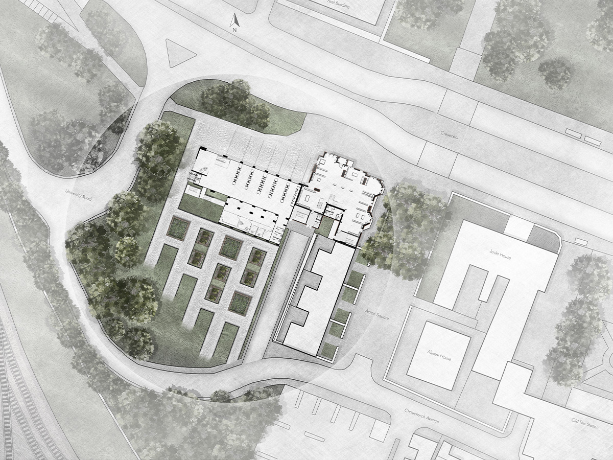 Image of redevelopment of the Working Class Movement Library in Salford by student Luke Crannage