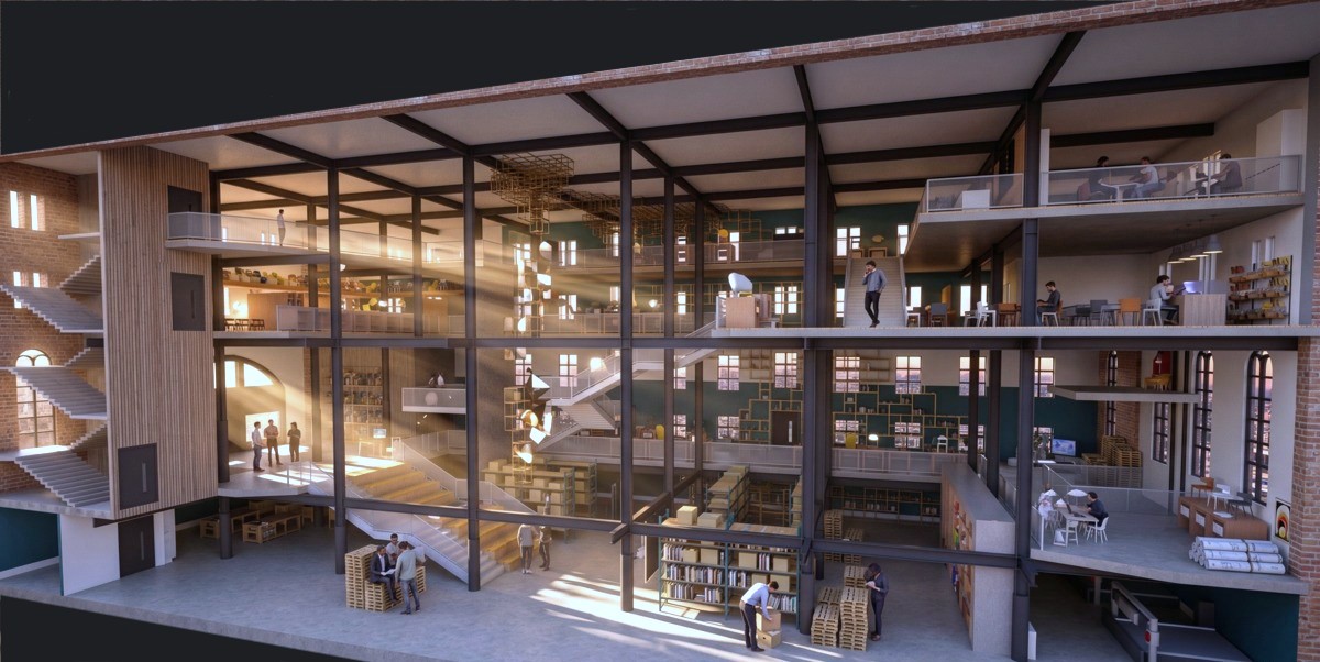 Image of adaptive reuse project by student Harrison Hunt