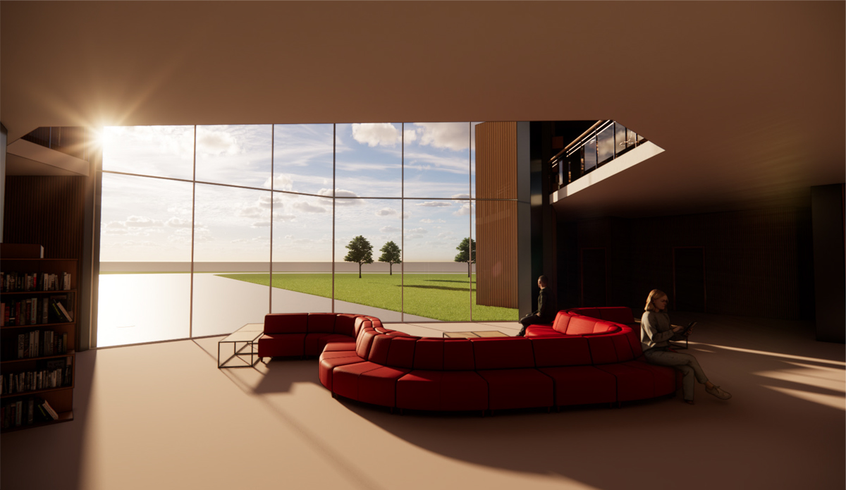Image of redevelopment of the Working Class Movement Library in Salford by student Denis Toader