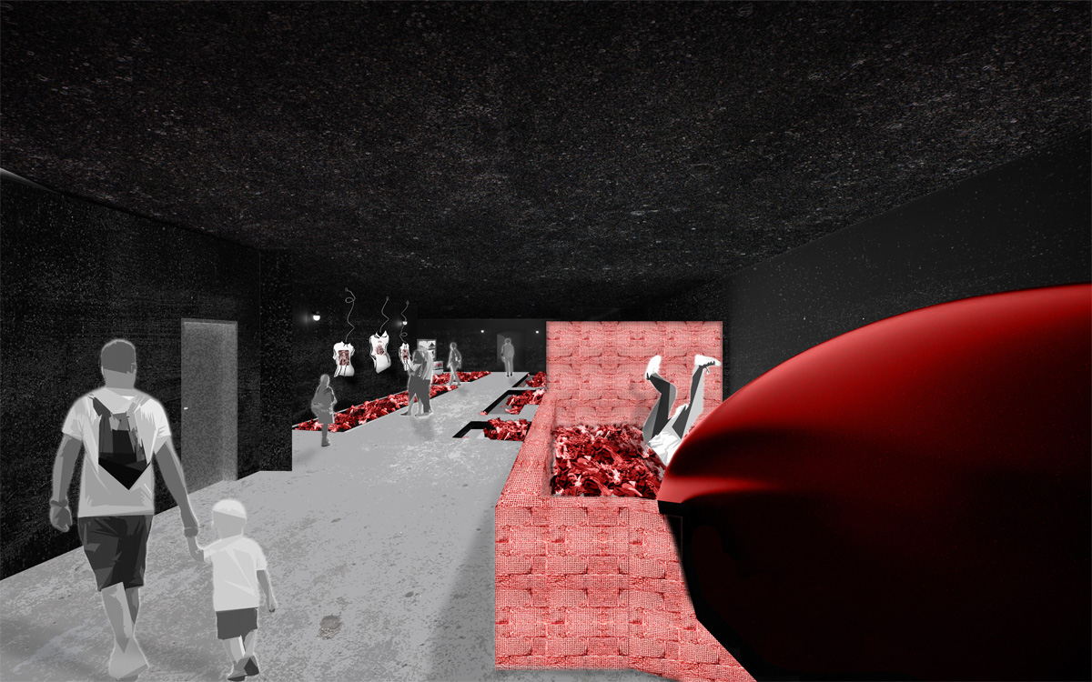 Image of redevelopment of the Working Class Movement Library in Salford by student Andrii Labachuk