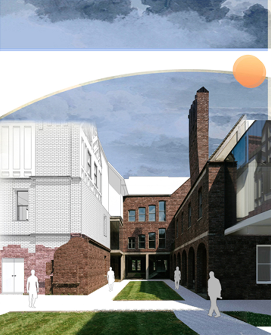 Image of redevelopment of the Working Class Movement Library in Salford by student Leeroy Mpofu