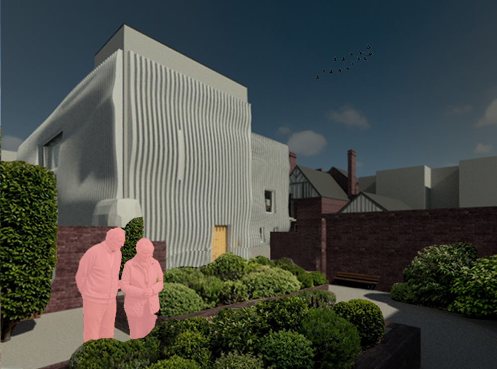 Image of redevelopment of the Working Class Movement Library in Salford by student Leeroy Mpofu