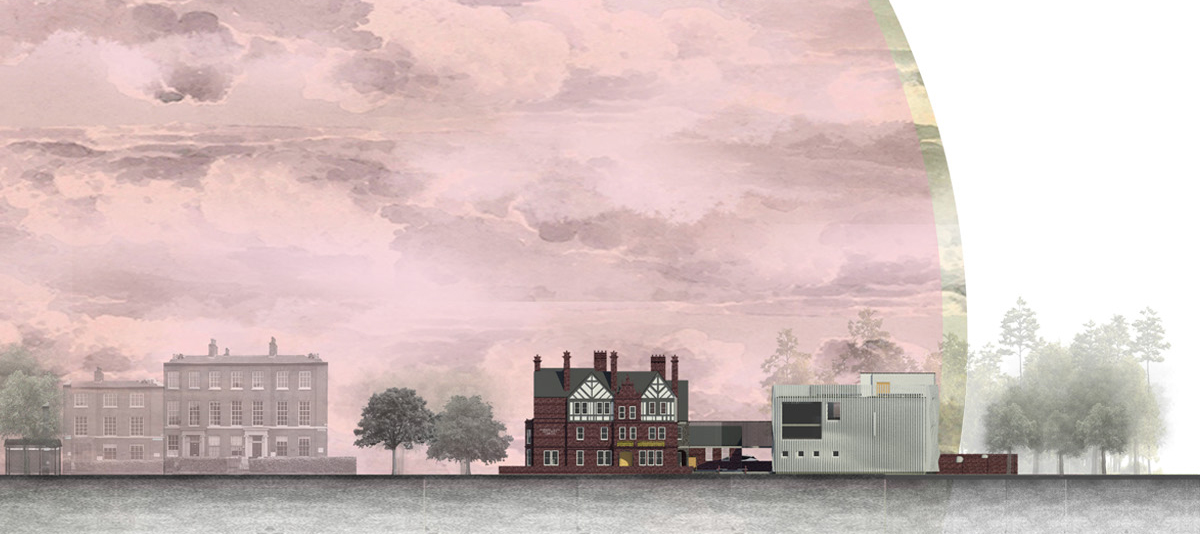 Image of redevelopment of the Working Class Movement Library in Salford by student Leeroy Mpofu