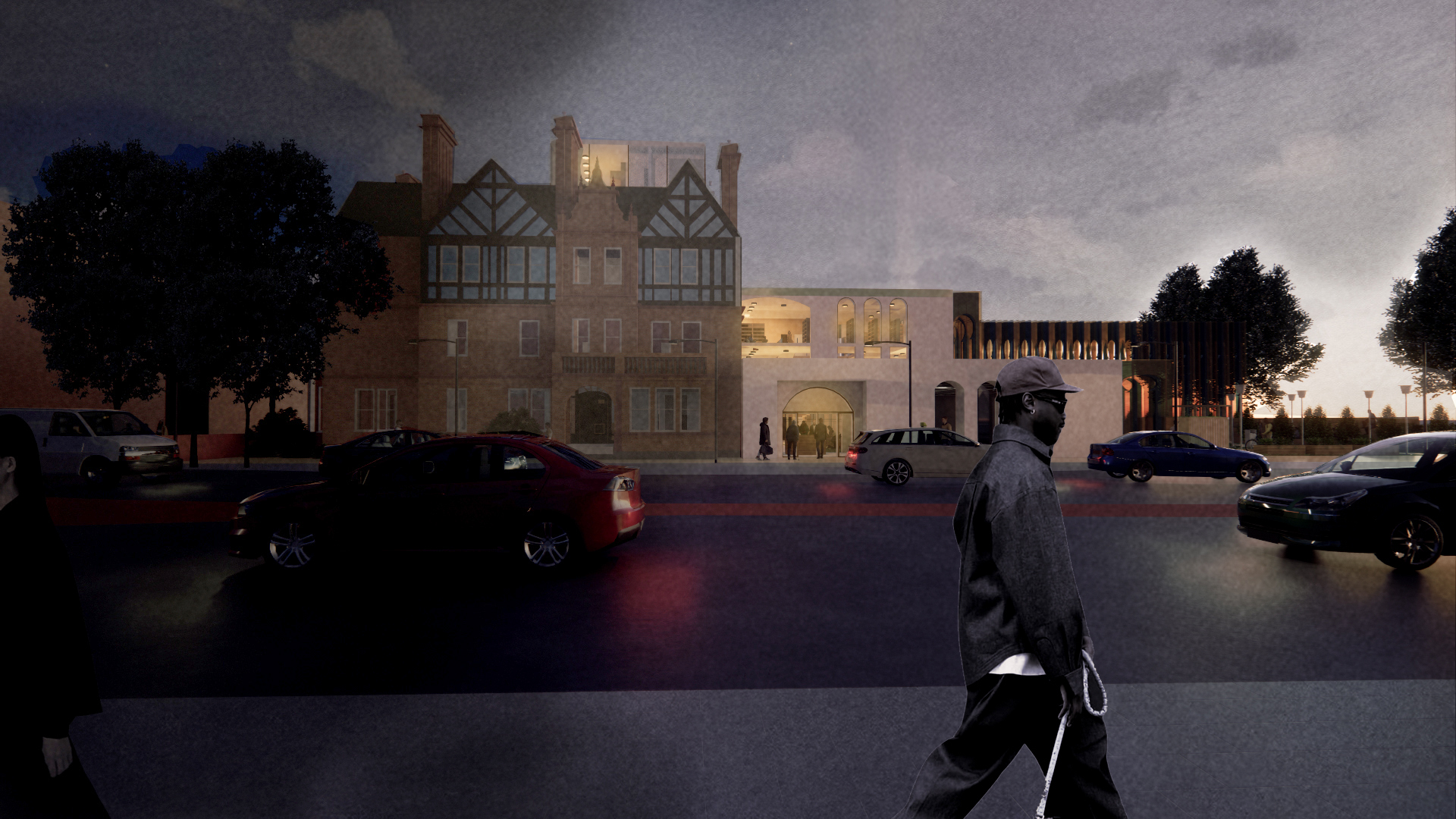 Image of redevelopment of the Working Class Movement Library in Salford by student Morgan Kearey