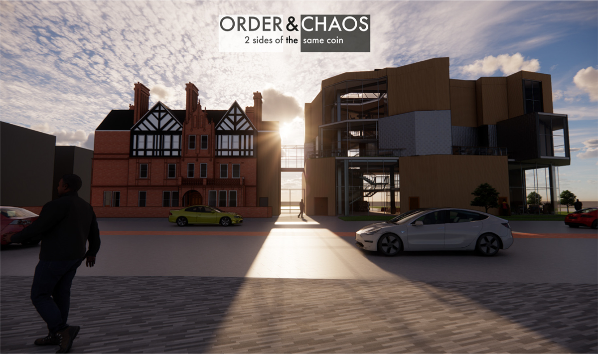 Image of redevelopment of the Working Class Movement Library in Salford by student Denis Toader