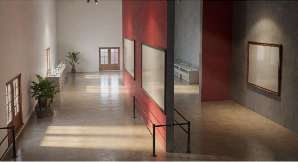 Image of the Salford Foundry art gallery project by student Mohammed Ibrahim Rahman