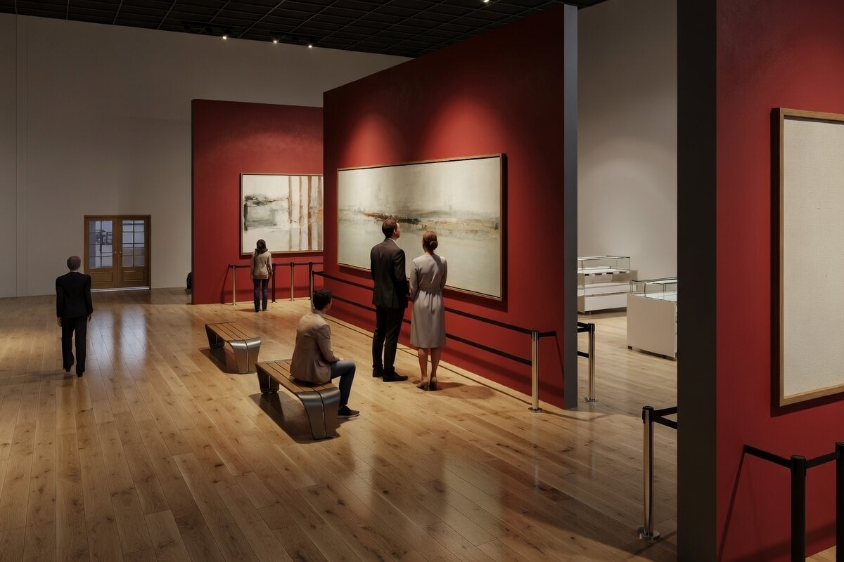Image of the Salford Foundry art gallery project by student Mohammed Ibrahim Rahman