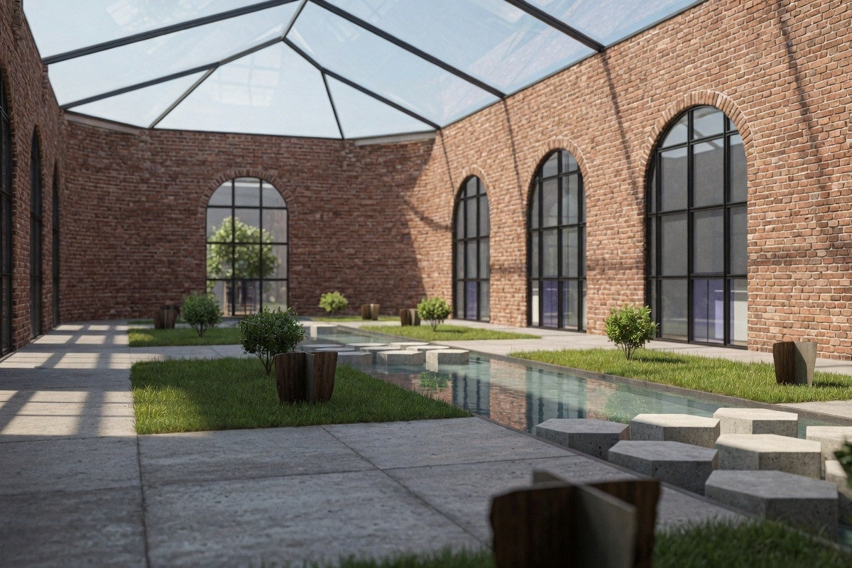 Image of the Salford Foundry art gallery project by student Mohammed Ibrahim Rahman