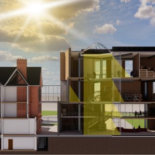 Redevelopment of the Working Class Movement Library in Salford by student Denis Toader