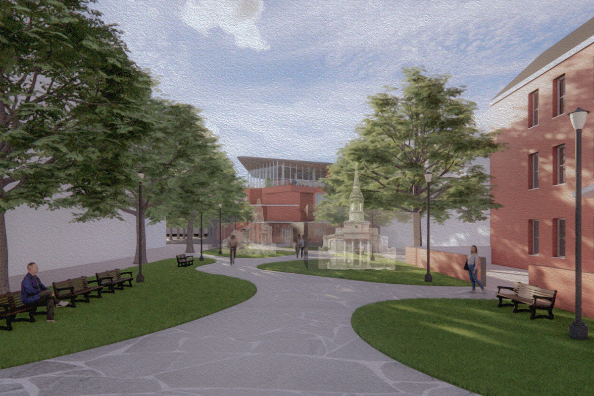 Image of redevelopment of the Working Class Movement Library in Salford by student Cheuk Yi To