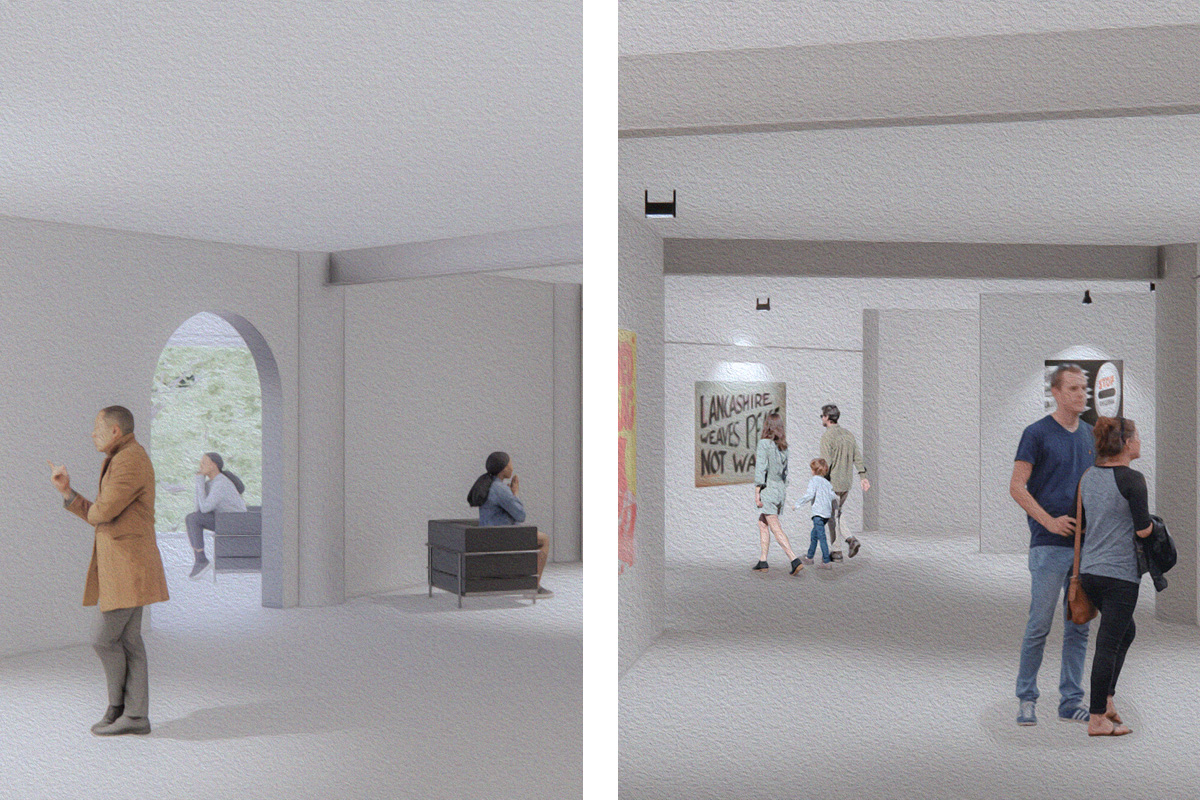 Image of redevelopment of the Working Class Movement Library in Salford by student Cheuk Yi To