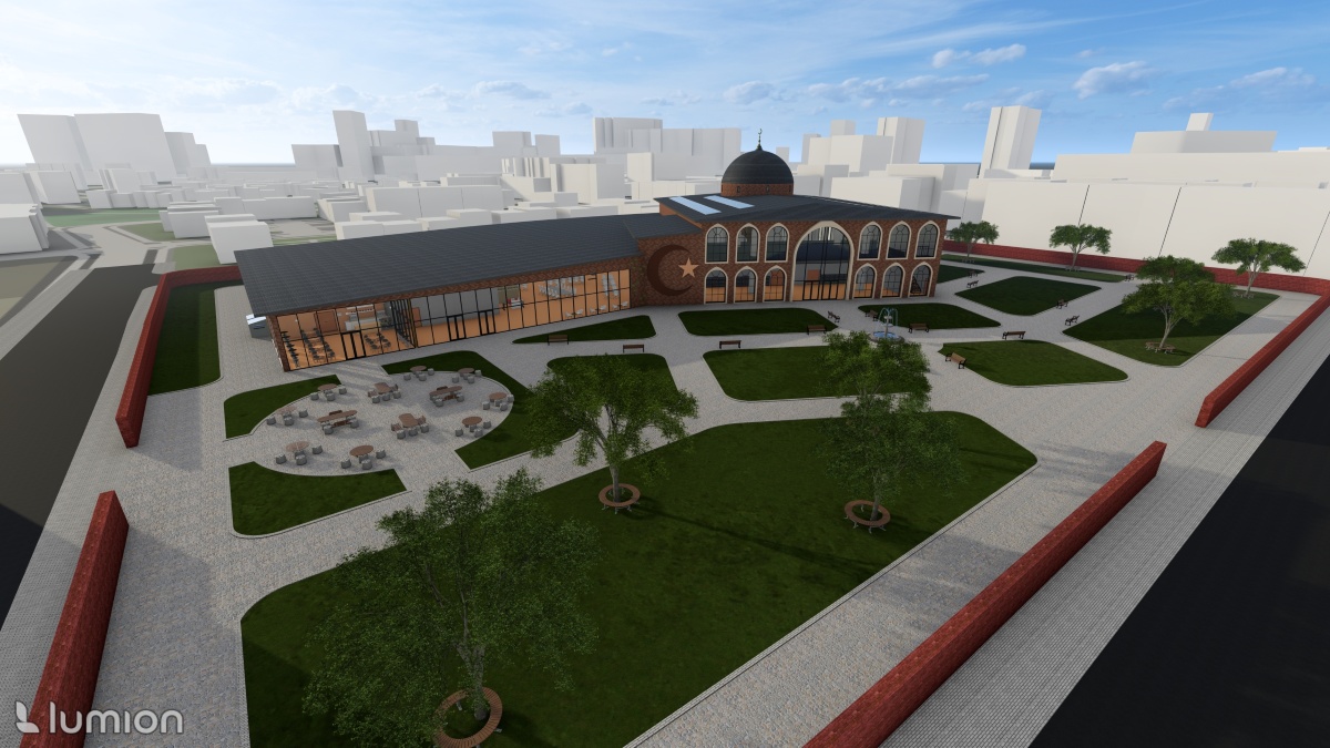 Image of Salford Central Mosque Garden project by student Mohammed Wakil