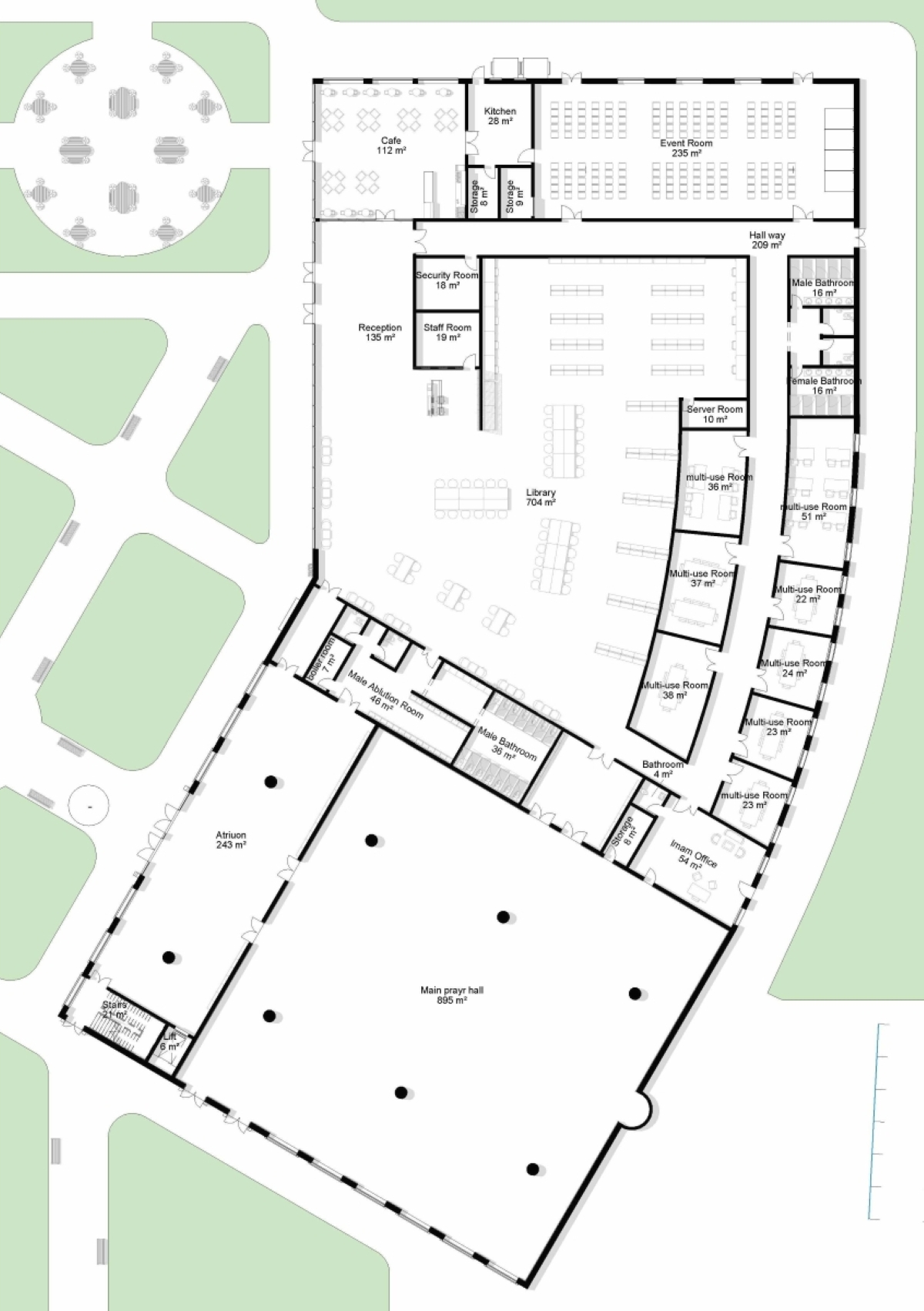 Image of Salford Central Mosque Garden project by student Mohammed Wakil
