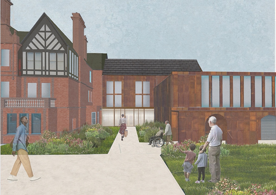 Image of redevelopment of the Working Class Movement Library in Salford by student Vienna Mccampbell