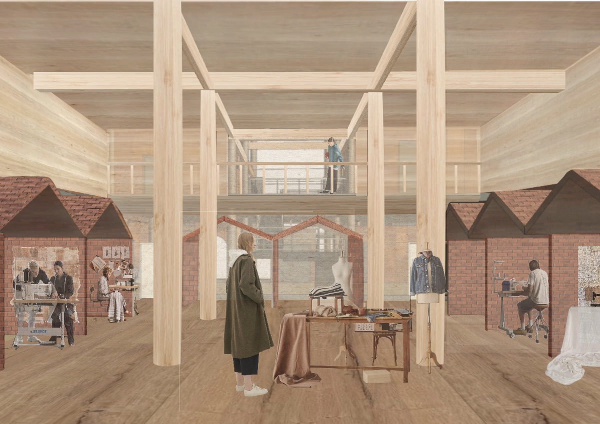 Image of redevelopment of the Working Class Movement Library in Salford by student Vienna Mccampbell
