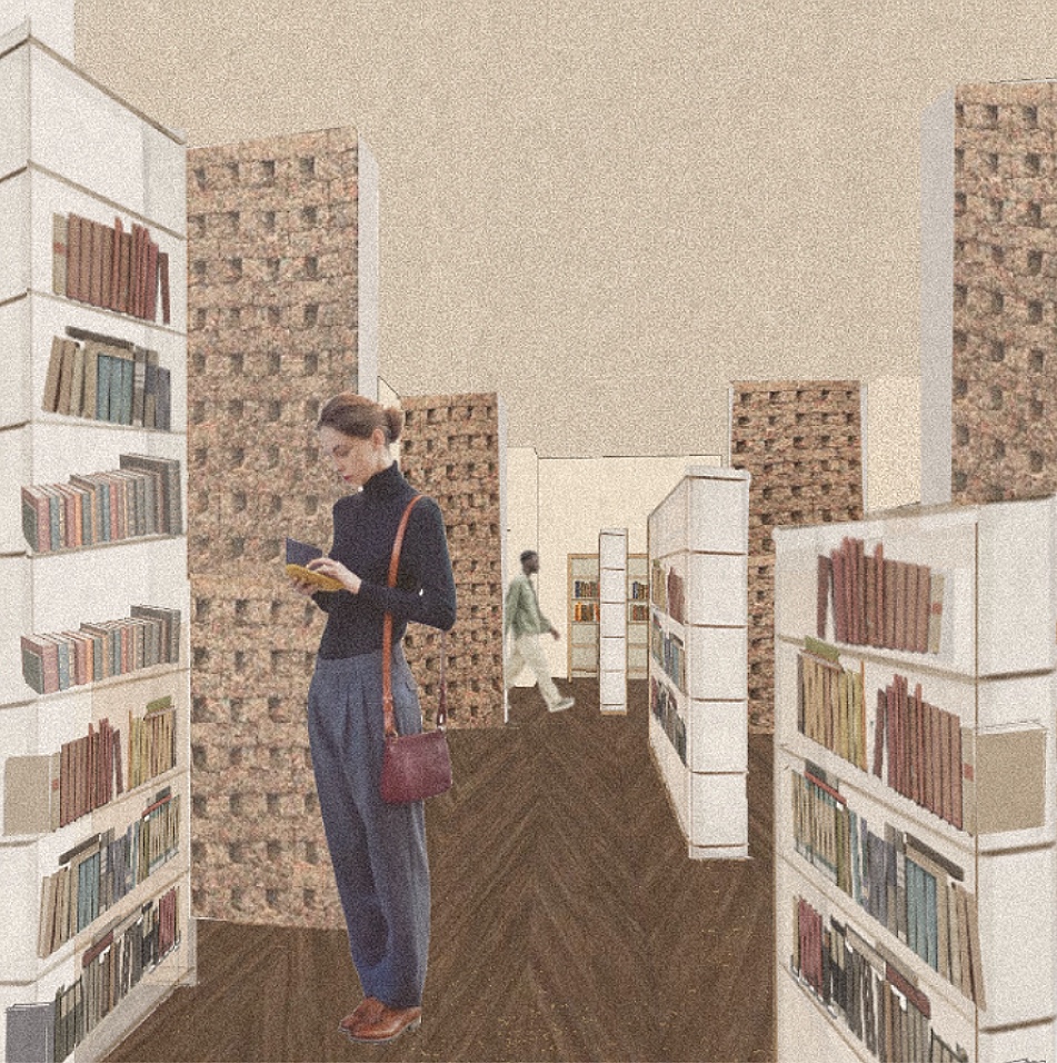 Image of redevelopment of the Working Class Movement Library in Salford by student Vienna Mccampbell