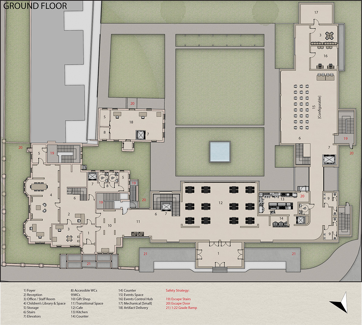 Image of redevelopment of the Working Class Movement Library in Salford by student Harry Winterbottom