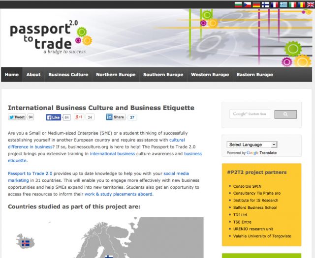BusinessCulture.org Passport to Trade 2.0 project