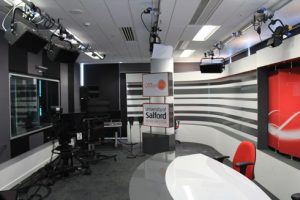 News room inside Media City