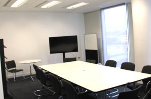 One of the MBA classrooms at Media City UK