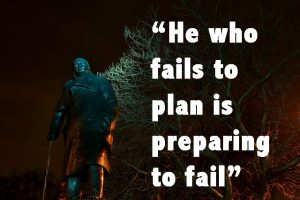 He who fails to plan is planning to fail (CC) by Malcolm Browne