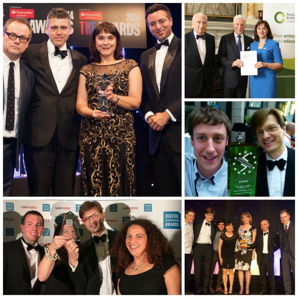 Salford Business School rankings - highlights from #2014 - Awards