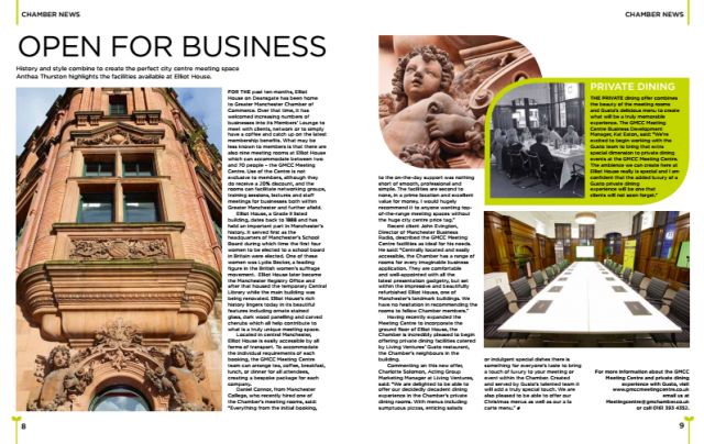 Greater Manchester Chamber internship