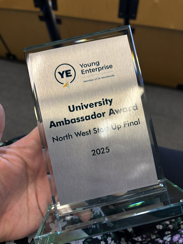 University Ambassador Award trophy