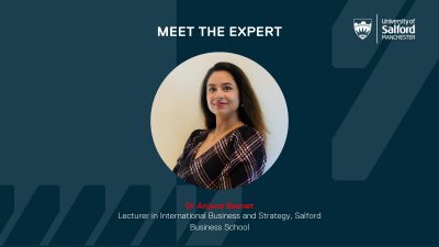 Dr Anjana Basnet, Lecturer in International Business and Strategy at Salford Business School