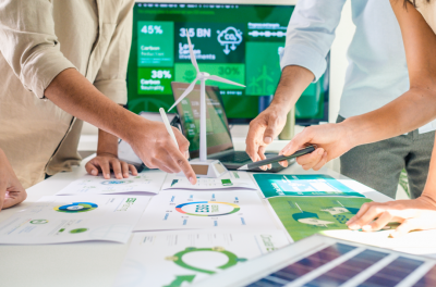 People discussing ESG