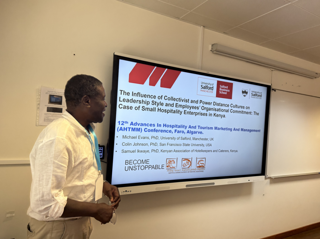 Michael Evans presenting at the 12th AHTMM Conference 2025