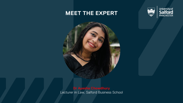 Meet the expert - Ayesha Chowdhury