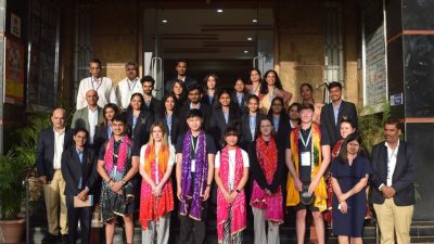 Salford Business School students in India.