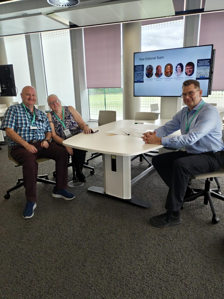 Dr Jonathan Owens and co-workshop authors, Dr Caroline Hands from the University of Liverpool and Dr Neil Greenley from the University of Hertfordshire