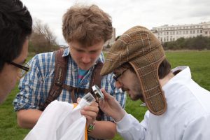 Oliver Bishop leading our first Bee Safari