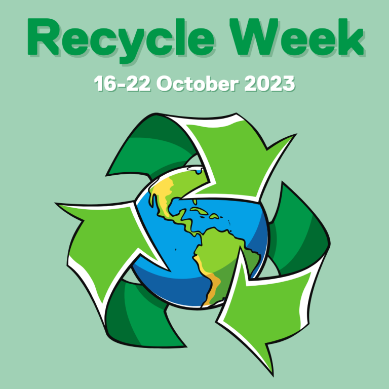 Recycle Week 2023 University of Salford Sustainability Team