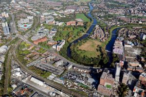 River Irwell, Salford Peel Park Campus