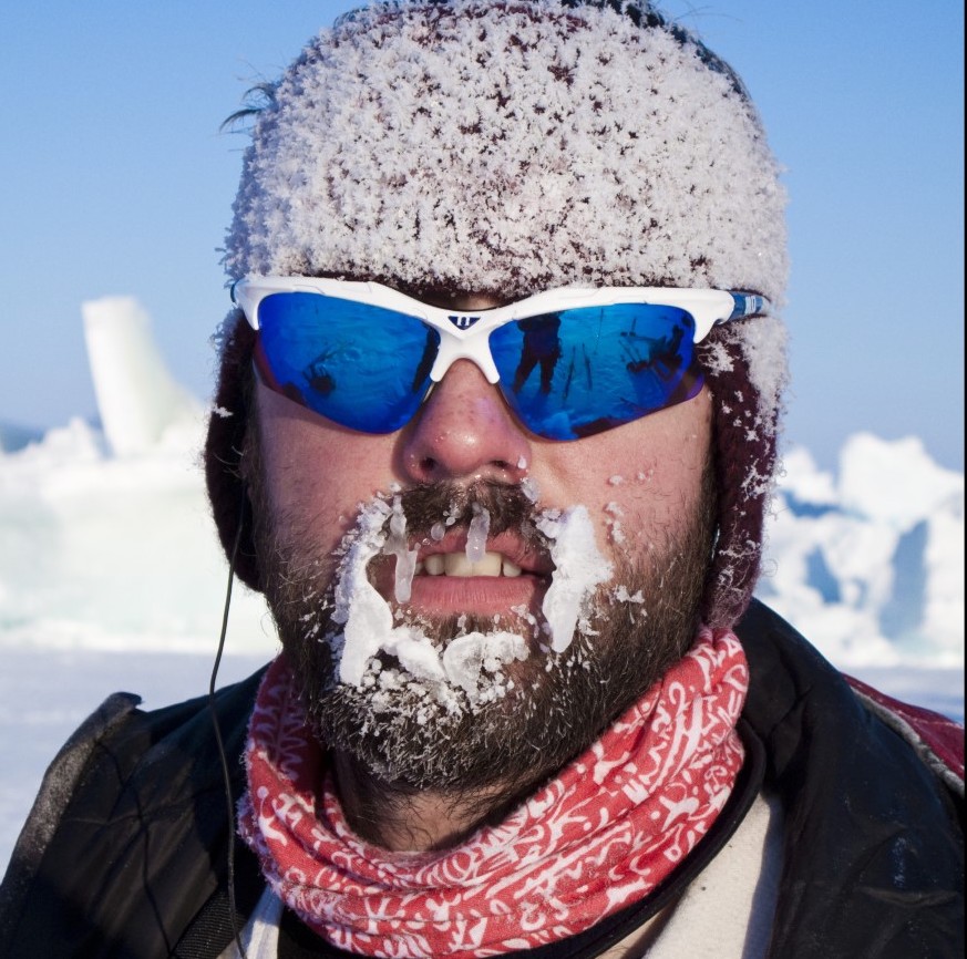 Martin Hewitt leading an expedition in the Adaptive Grandslam