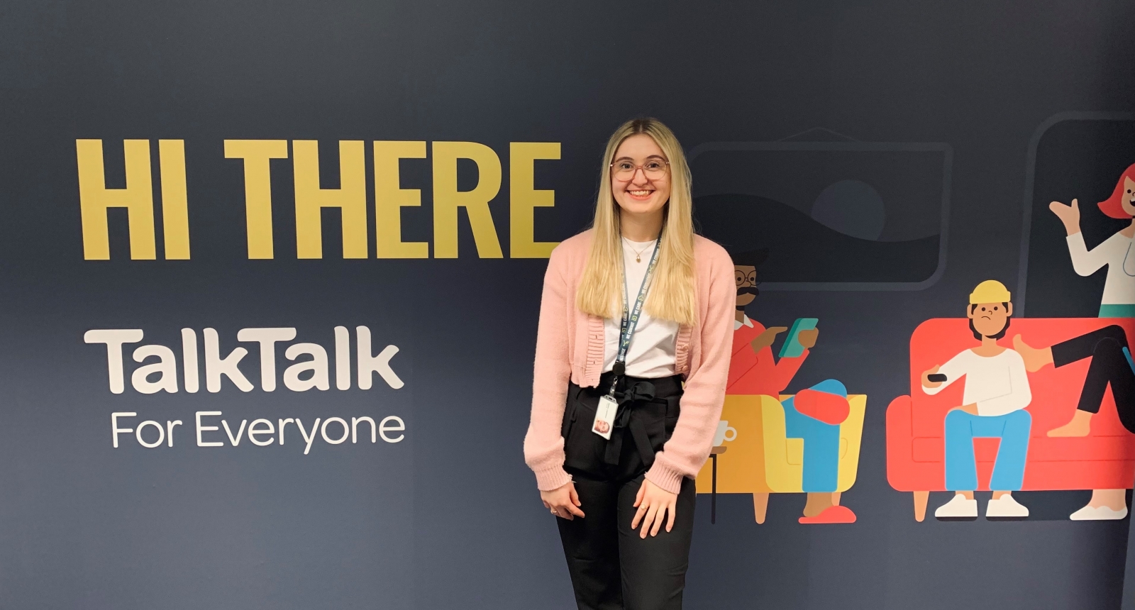 Maisie Lawrinson who is currently working as a Talent Sourcer at TalkTalk