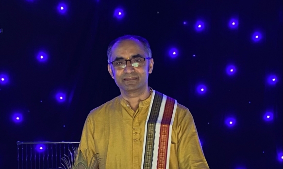 Rakesh Joshi PhD, the subject of the blog.