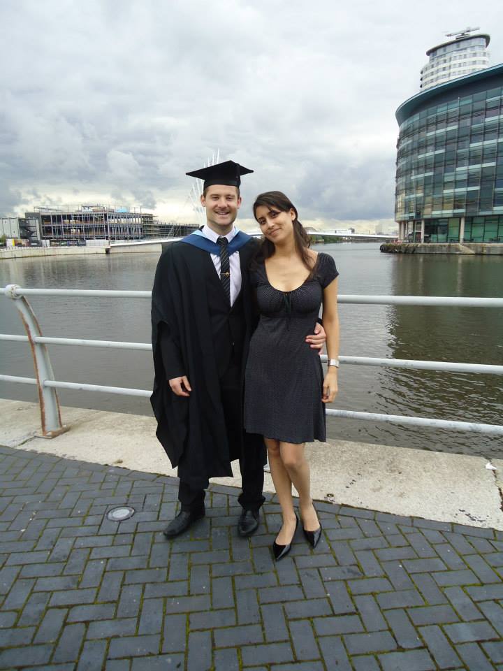 Nikias and Alina at Graduation