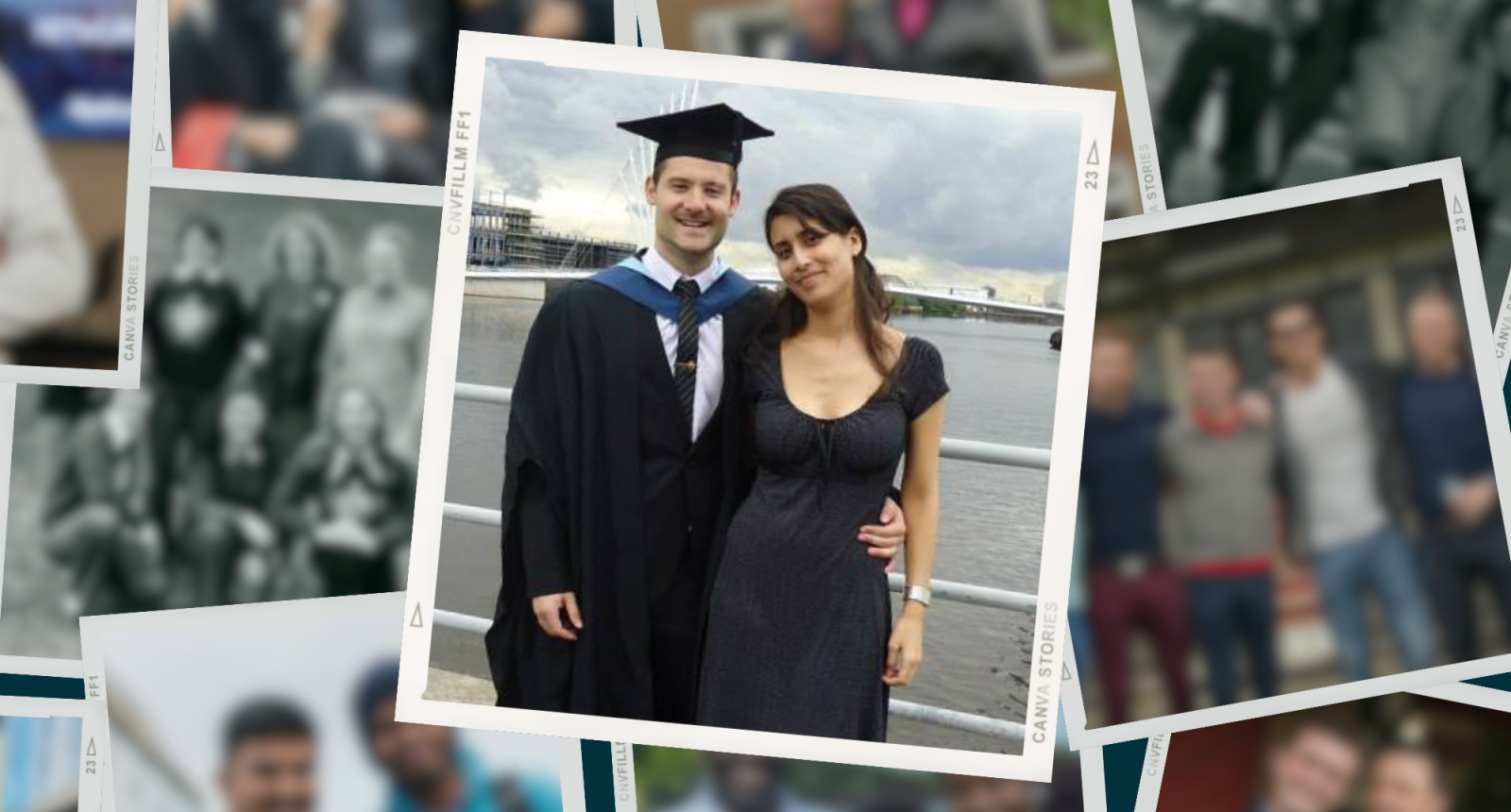 Nikias and Aline at Nikias' graduation