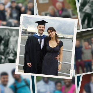 Nikias and Aline at Nikias' graduation
