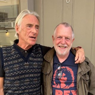 Richard Houghton and musician Paul Weller
