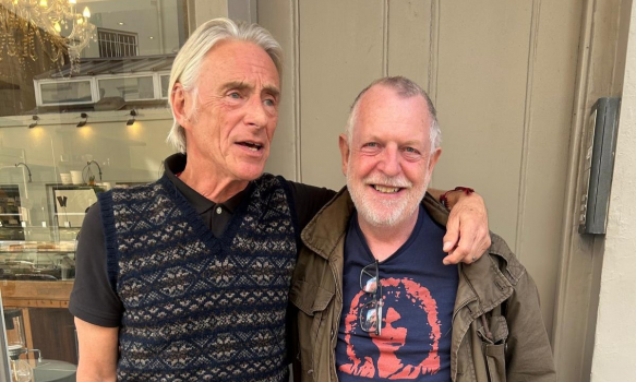 Richard Houghton and musician Paul Weller
